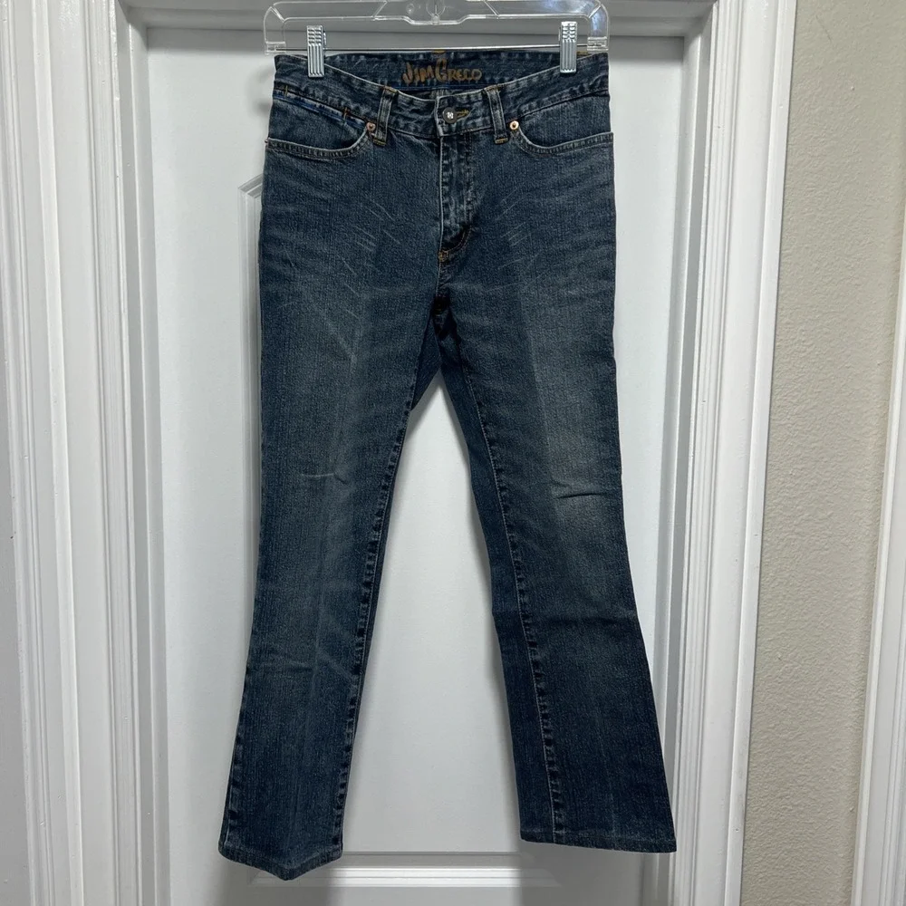 Krew Jeans Youth Boys Jim Greco Blue 28 School Skating Street City Zip